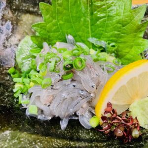 raw Japanese ice fish