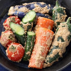 Nukazuke (vegetables pickled in rice bran paste)