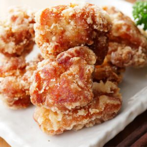 Tatsuta-age (deep-fried seasoned meat)