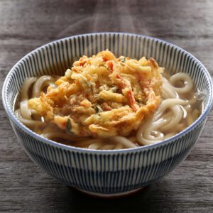 Vegetable tempura udon