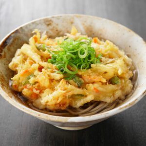 Vegetable tempura soba