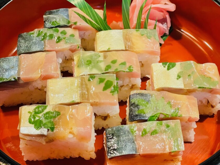 mackerel sushi