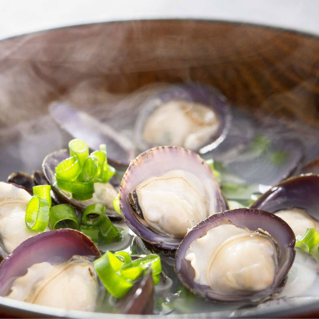 Freshwater clam soup