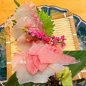 black rockfish sashimi