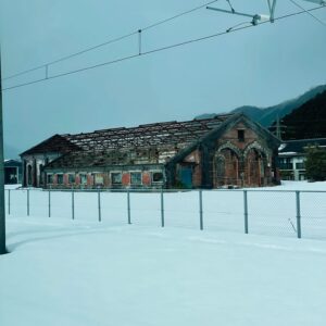 旧和田山機関庫