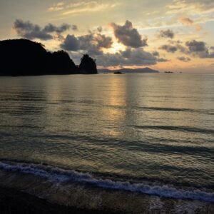 隠岐諸島の夕日